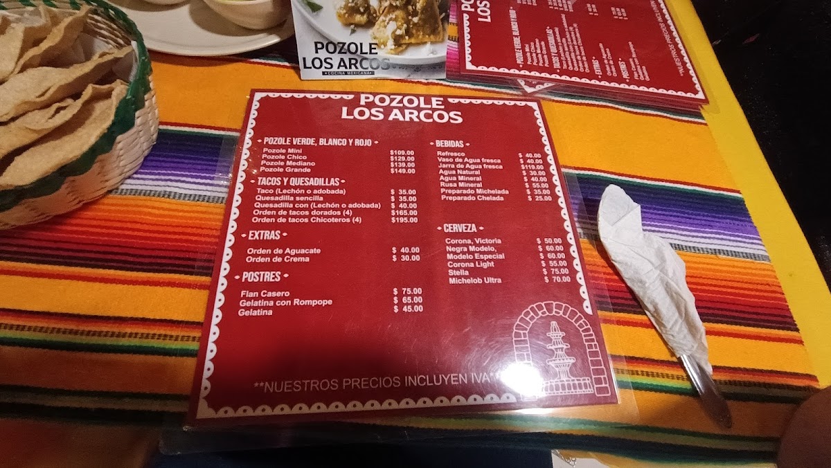 Pozole Los Arcos Menu - Image 2