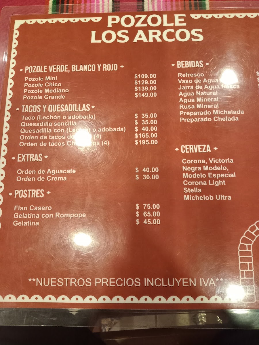 Pozole Los Arcos Menu - Image 3